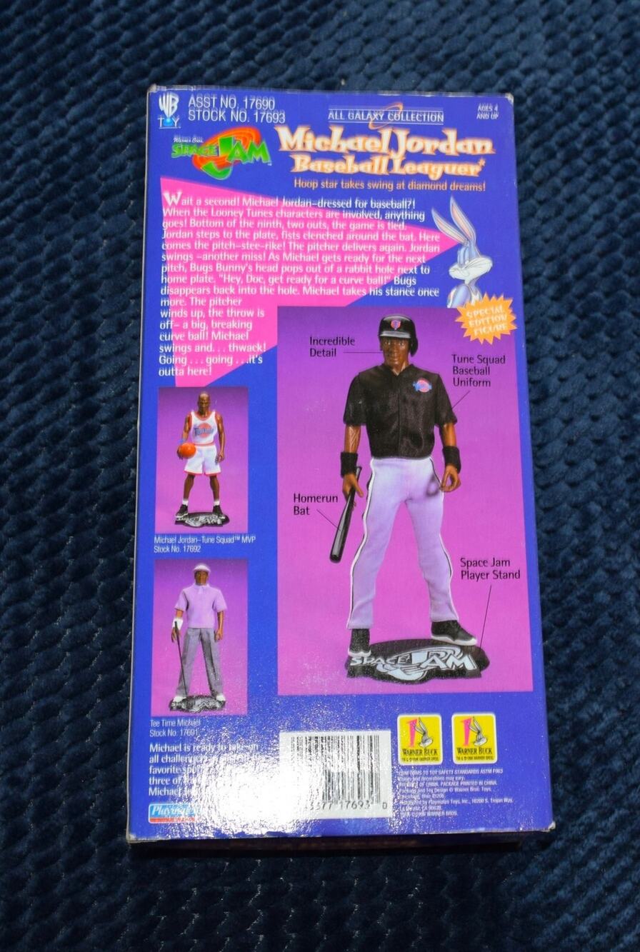 1996 Michael Jordan Space Jam Figure All Galaxy Collection Tee Time Michael NIB